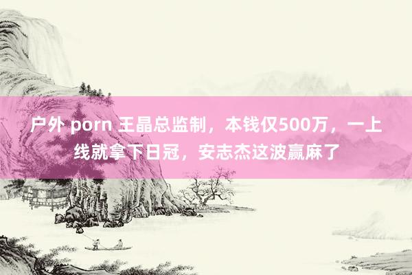 户外 porn 王晶总监制，本钱仅500万，一上线就拿下日冠，安志杰这波赢麻了