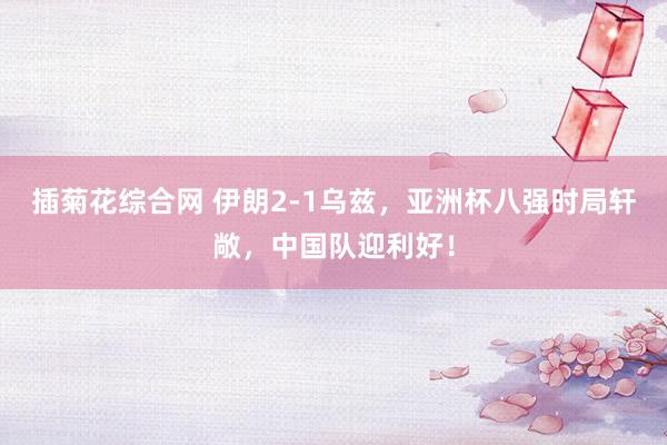 插菊花综合网 伊朗2-1乌兹，亚洲杯八强时局轩敞，中国队迎利好！