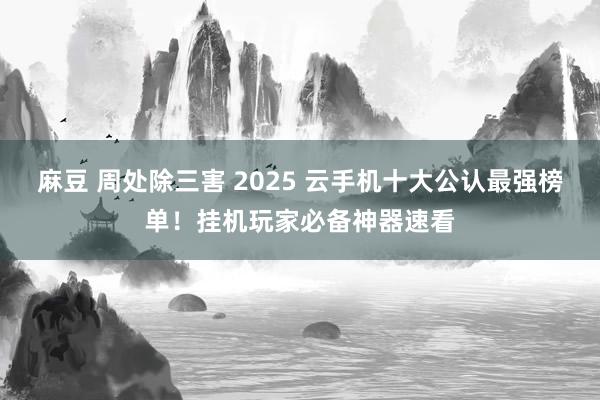 麻豆 周处除三害 2025 云手机十大公认最强榜单！挂机玩家必备神器速看
