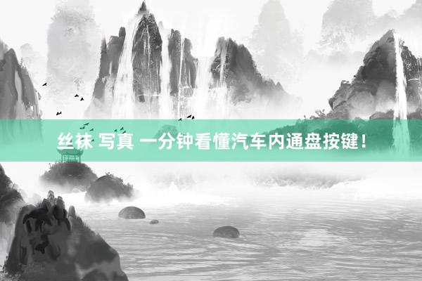 丝袜 写真 一分钟看懂汽车内通盘按键！